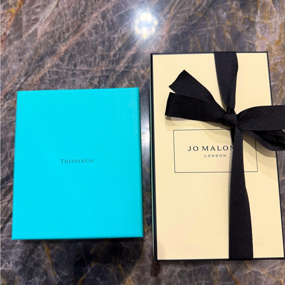 Tiffany and Jo Malone boxes
